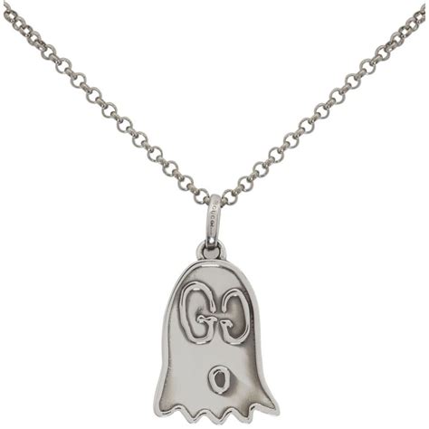 gucci ghost necklace men|gucci ghost jewellery.